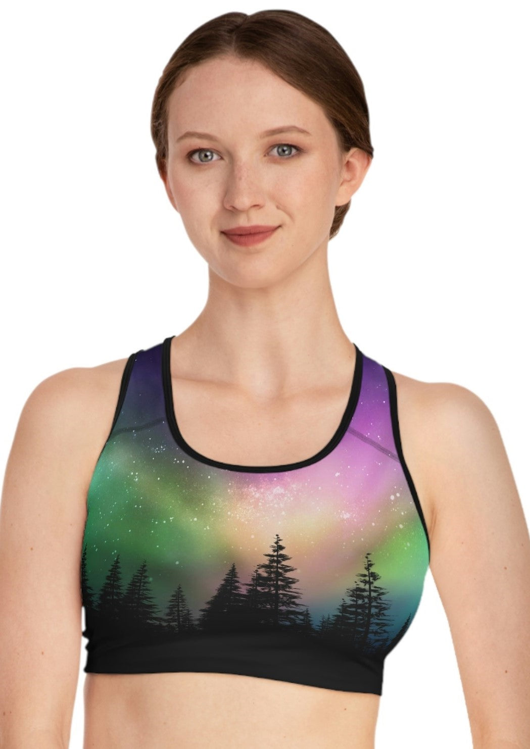 Aurora Borealis Sports Bra